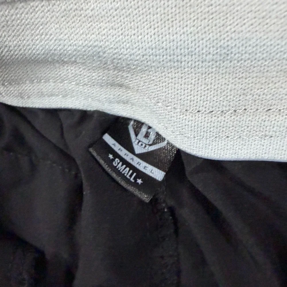 Baseball Lifestyle 101 Shorts Mens Small Black Athletic Drawstring